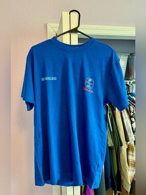 Ford Shelby GT500 “Roadtrip” Men’s MEDIUM Royal Blue Short Sleeve Tshirt. NWT